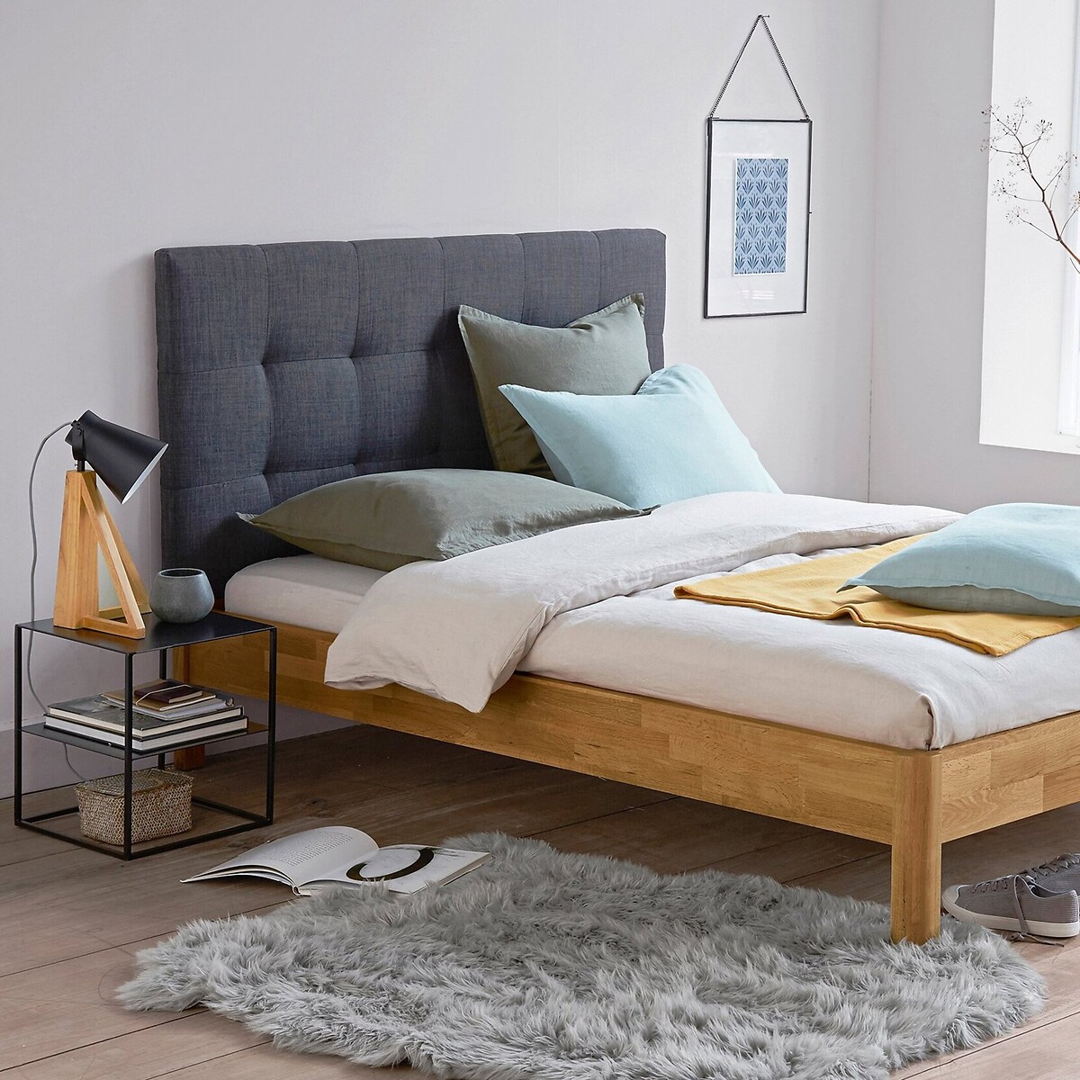 LA REDOUTE INTERIEURS<br>Cabeceira capitonê estilo contemporâneo, Numa