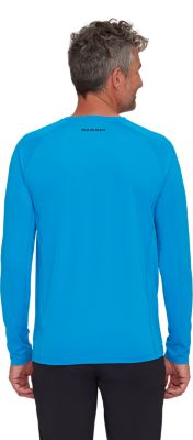 MammutSelun FL Longsleeve Logo - blau