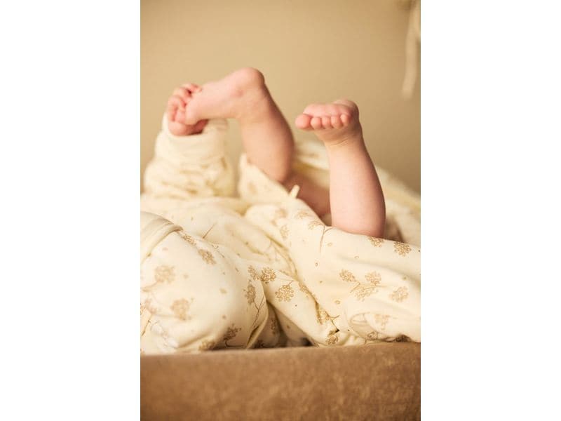 Jollein Baby-Ganzjahresschlafsack Leafy Dreams 60 cm Gefütterter Schlafsack mit abnehmbaren Ärmeln
