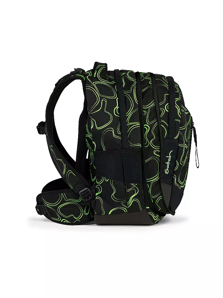 SATCH Schulrucksack Match Green Supreme schwarz