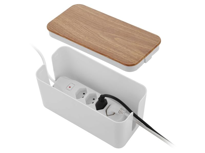 Schönenberger Kabelbox mit Steckdosenleiste Kabel-Organizer Box