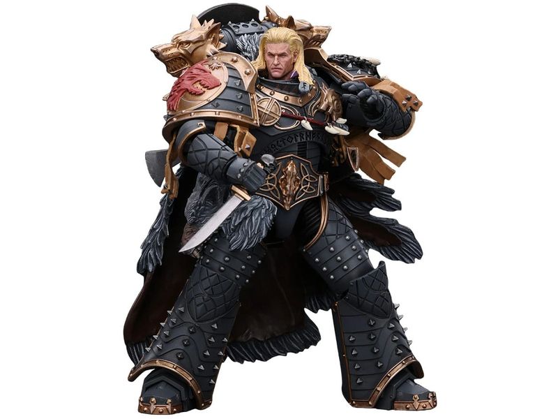 Joy Toy Warhammer Space Wolves Leman Russ Primarch of the 6 Sammelfigur aus dem Warhammer-Universum