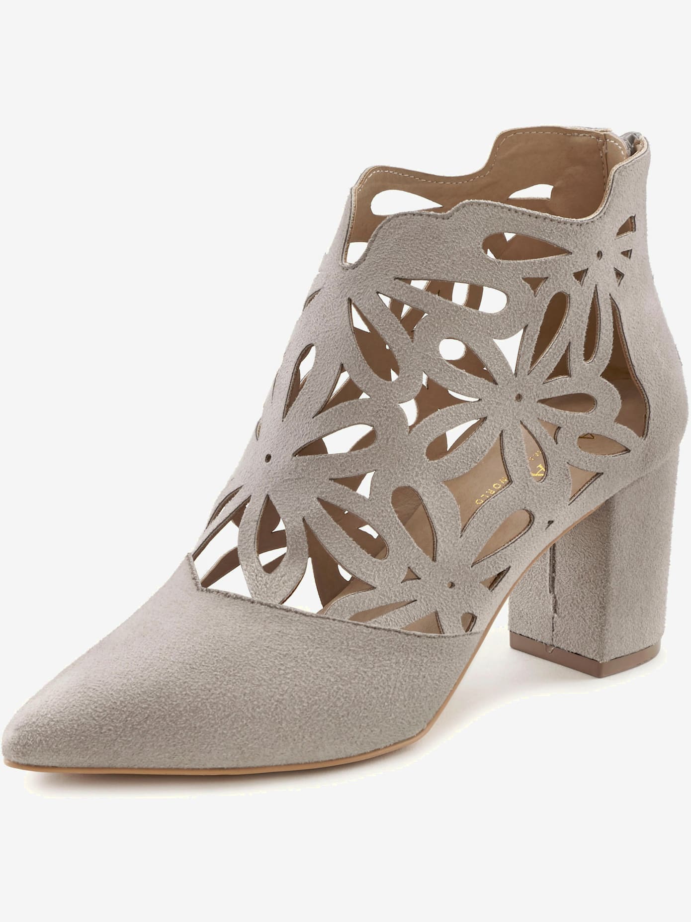 Bottines à talon haut bottines d'été avec découpes féminines