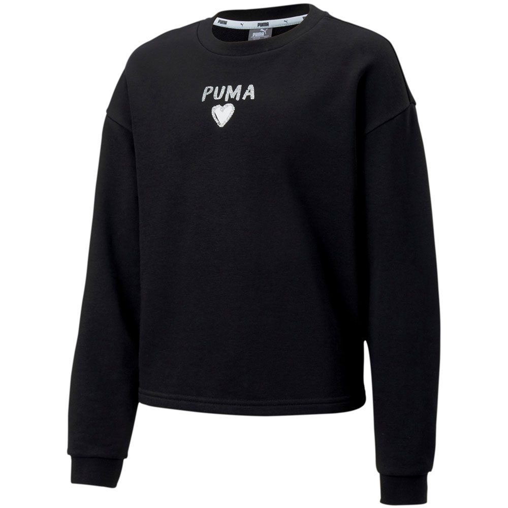 Puma Alpha Crew Sweatshirt Mädchen puma black