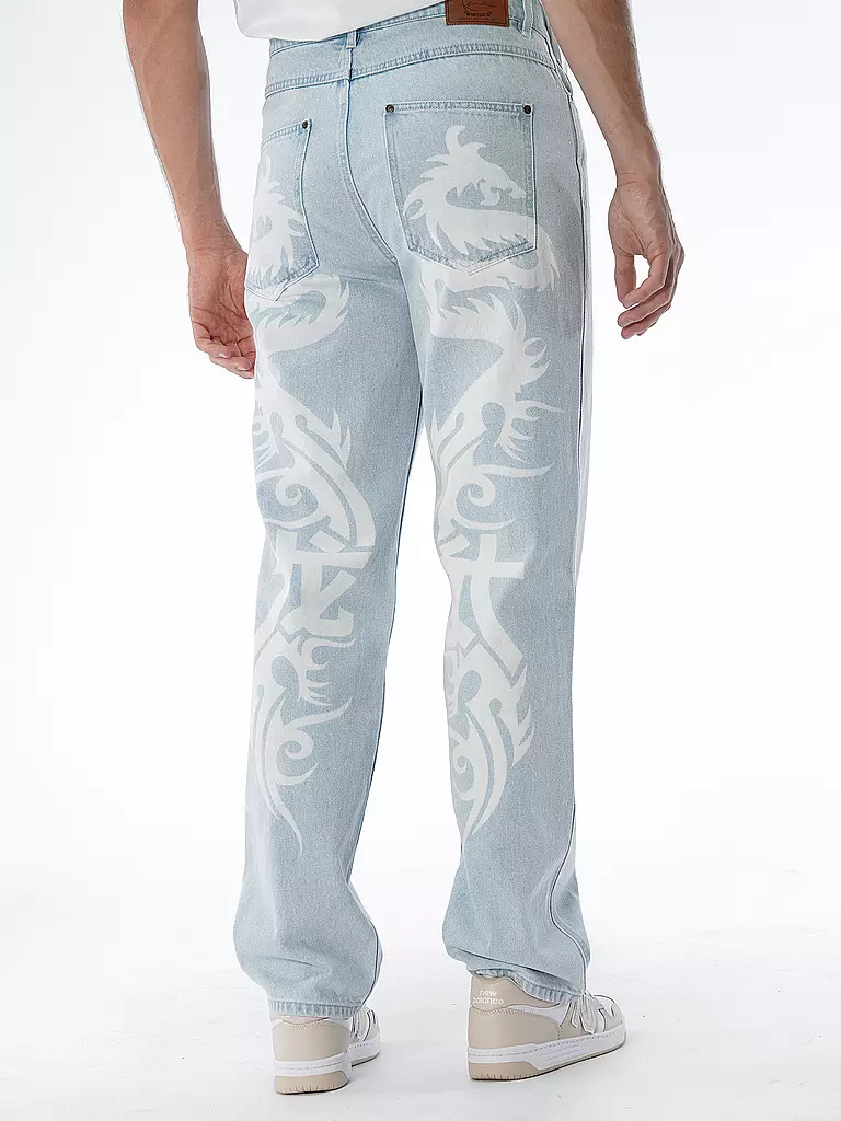 KARL KANI Jeans Baggy Fit  hellblau