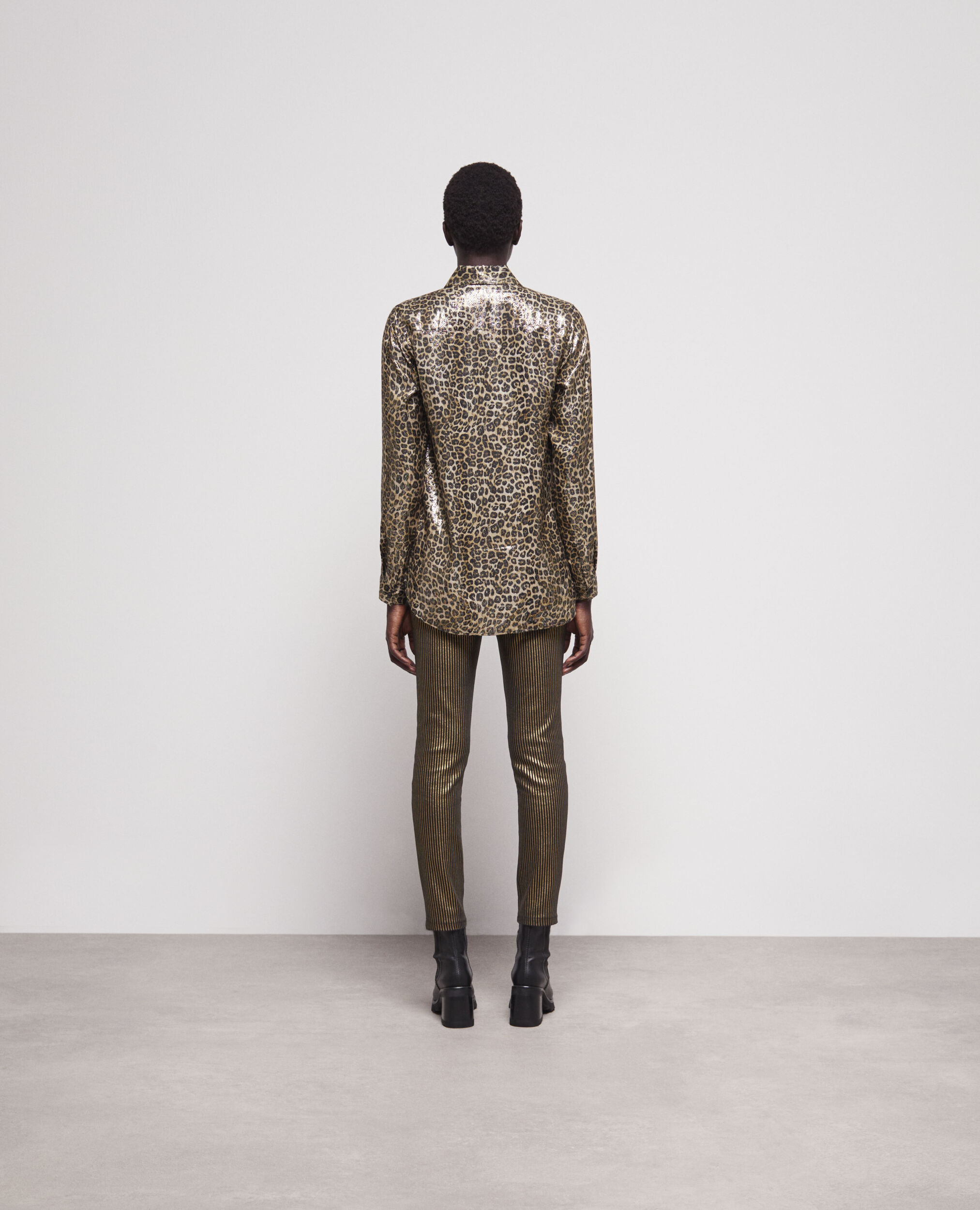 Chemise fluide léopard