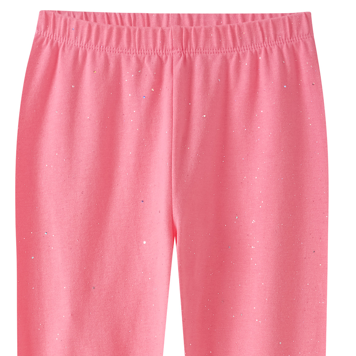 Topolino Mädchen Leggings mit Glitzer-Print hellpink