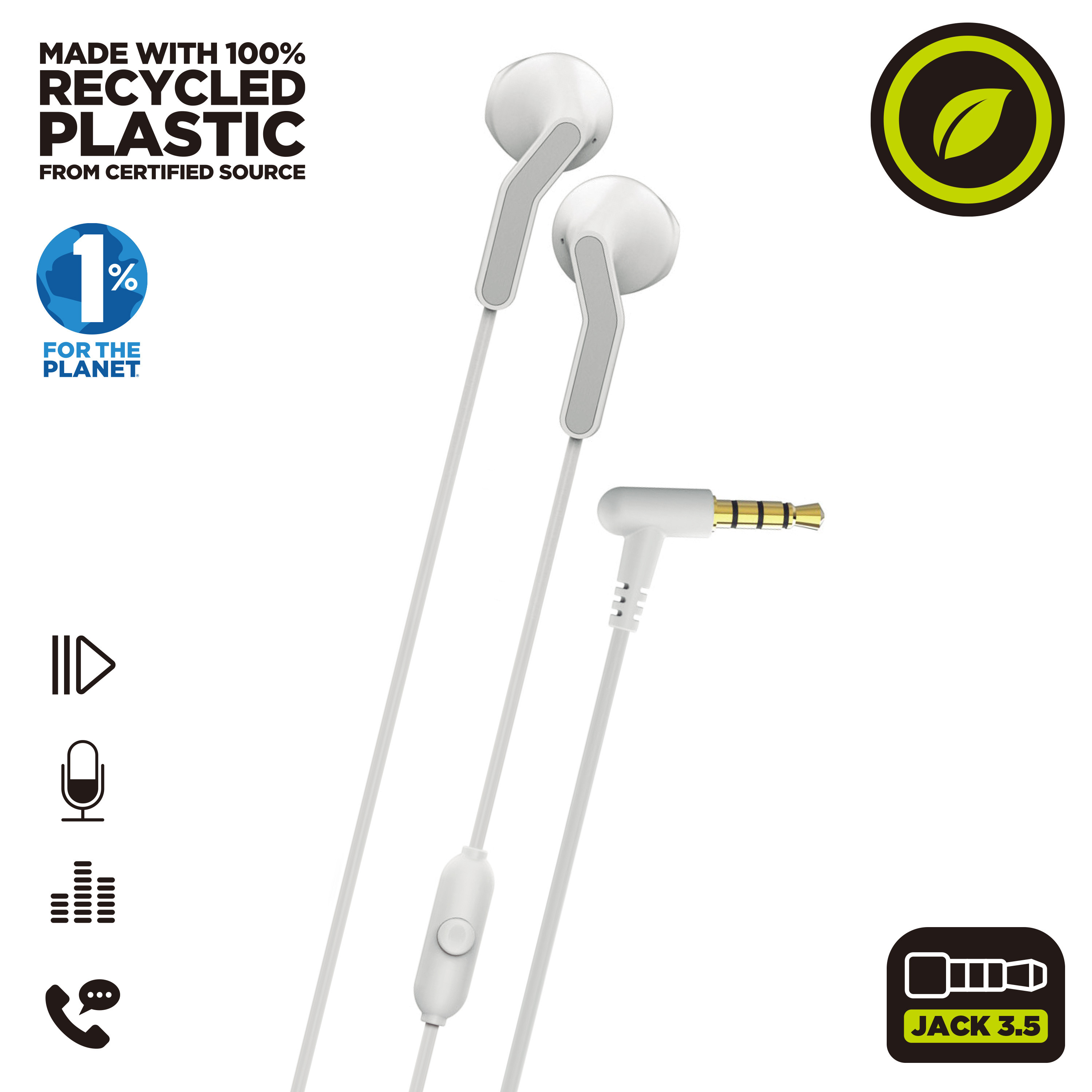Fones de ouvido Moved For Change Stereo E56 3.5mm