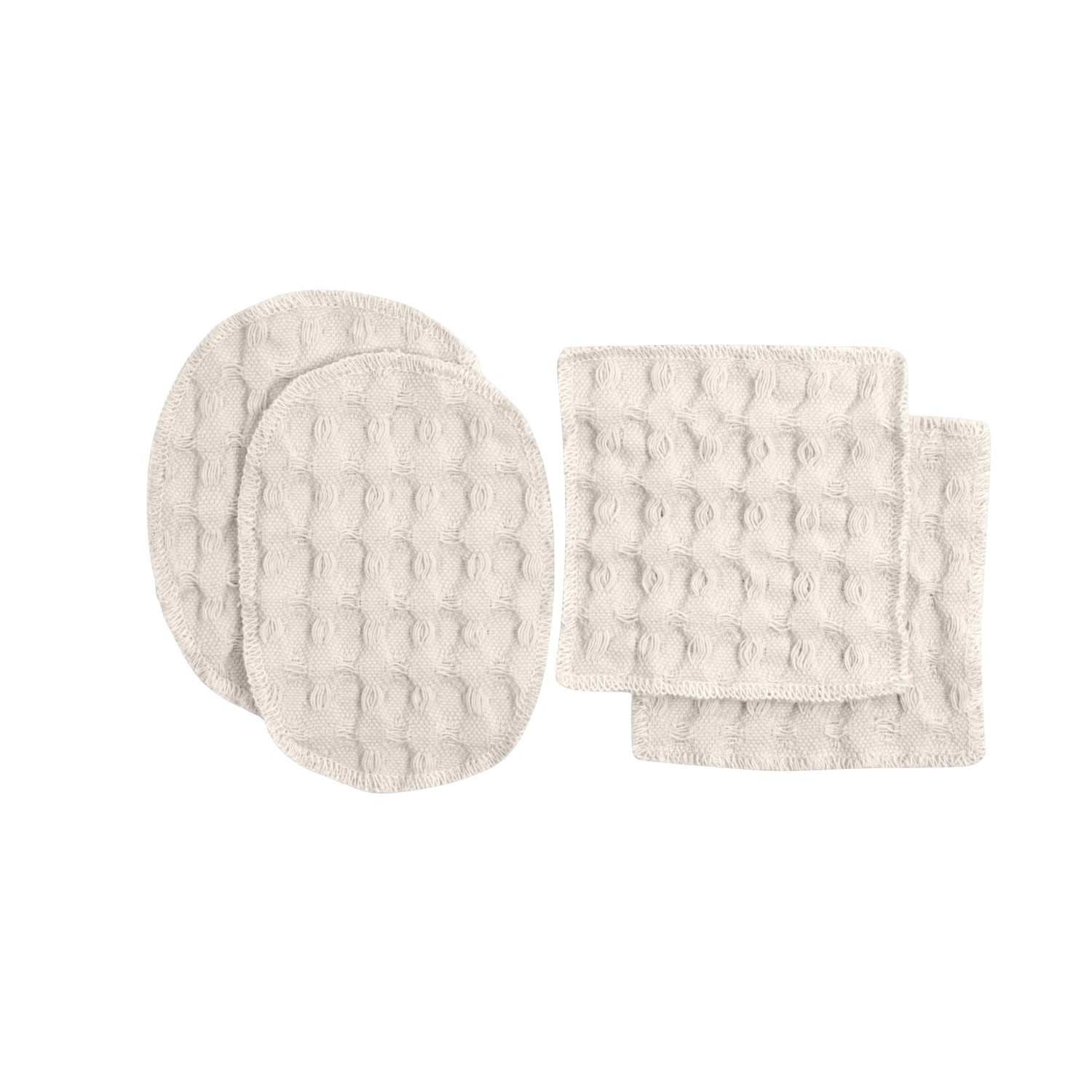 The Organic Company Makeup Pads Big Waffle Stone