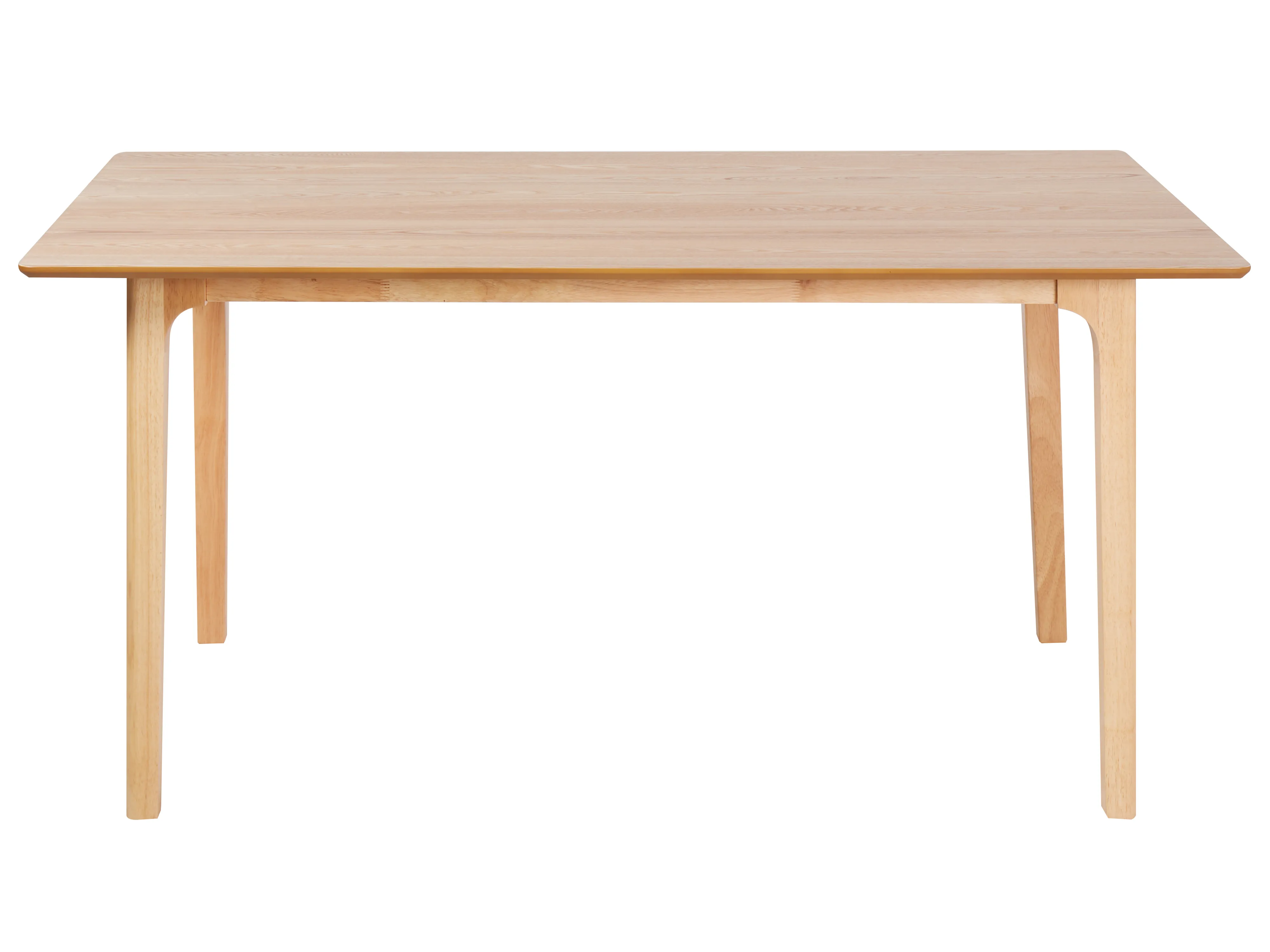 Eettafel DELMAS Licht essenhout 90 cm 160 cm