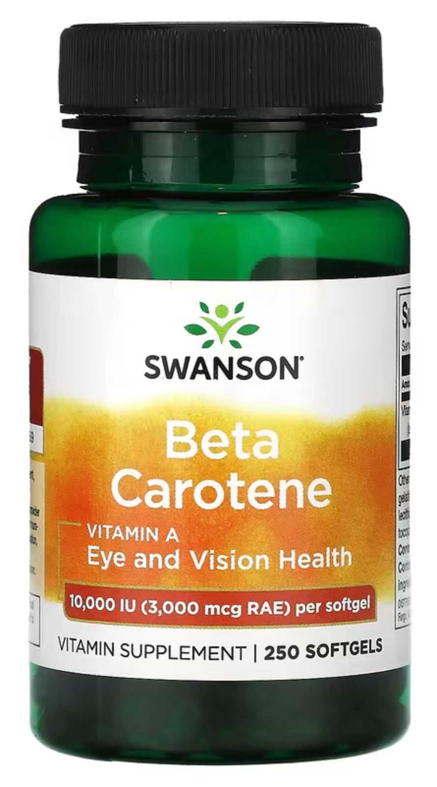 Swanson Beta Caroteno 250 softgels