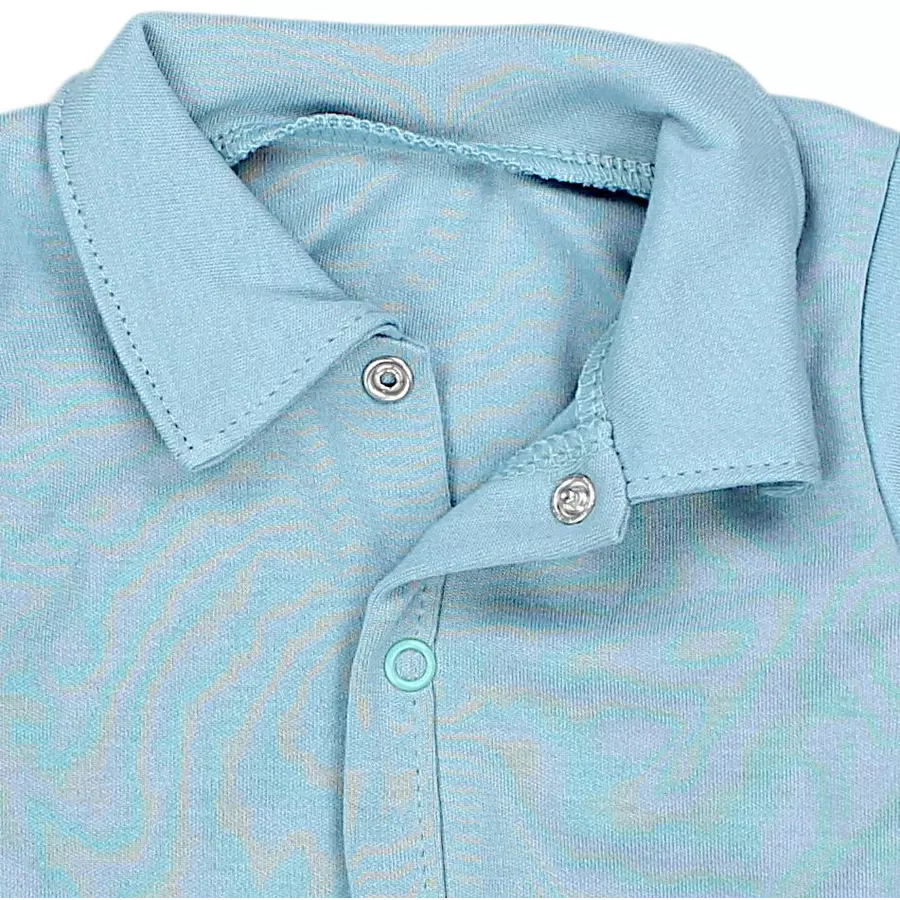 TupTam Baby Jungen Langarm Kurzarm Body mit Kragen mint