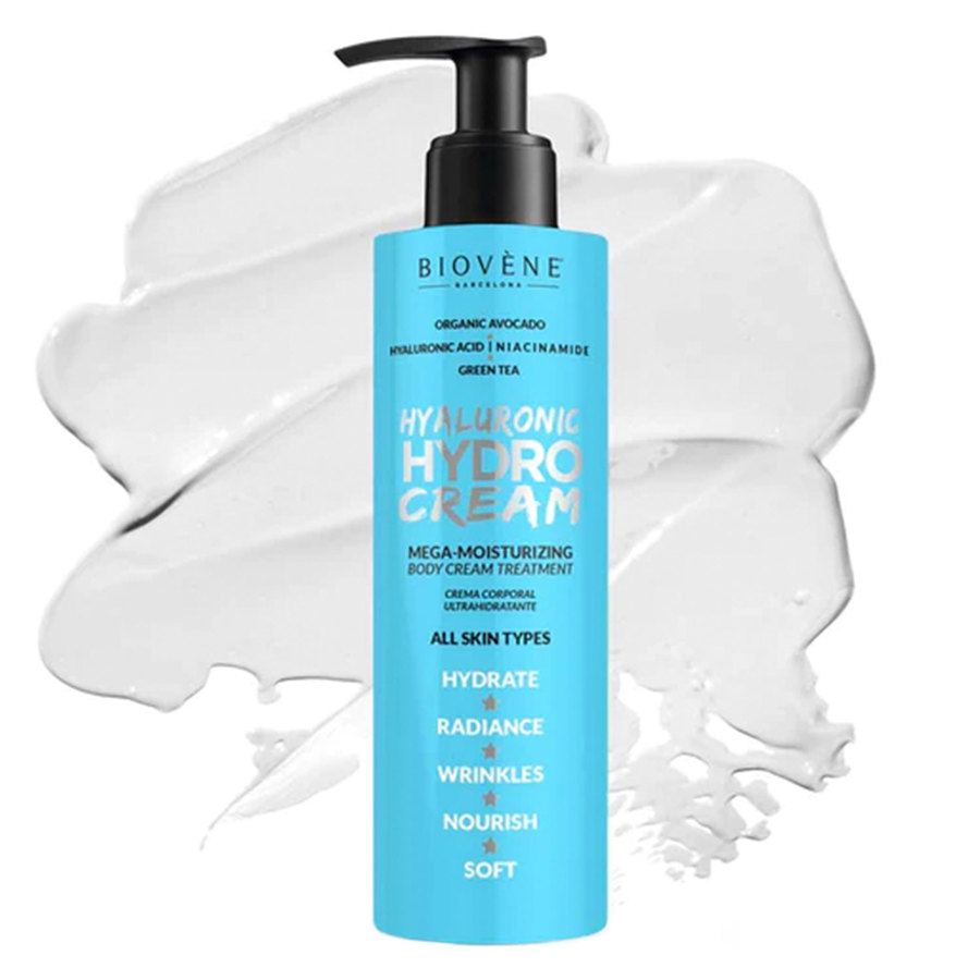 Biovène Hyaluronic Hydro Cream Mega-Moisturizing Organic Avocado Body Cream 200ml