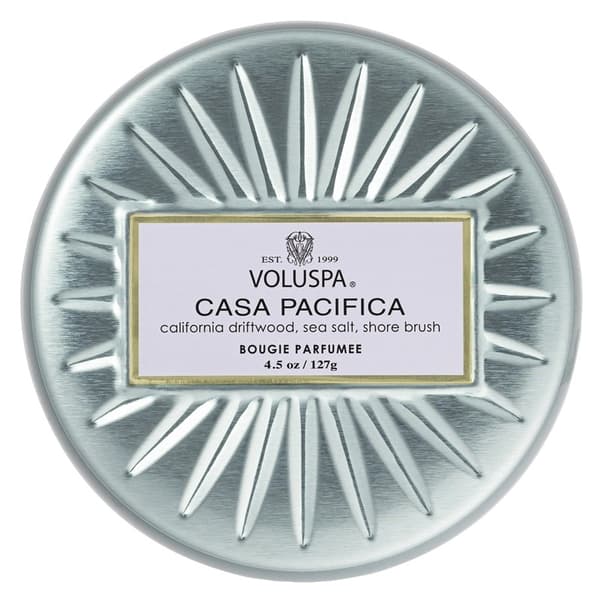 Voluspa Decorative Tin Candle Casa Pacifica 127g