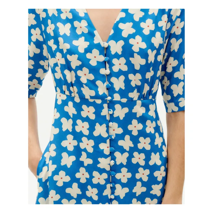 Thinking Mu Robe Camelia Butterfly | Bleu