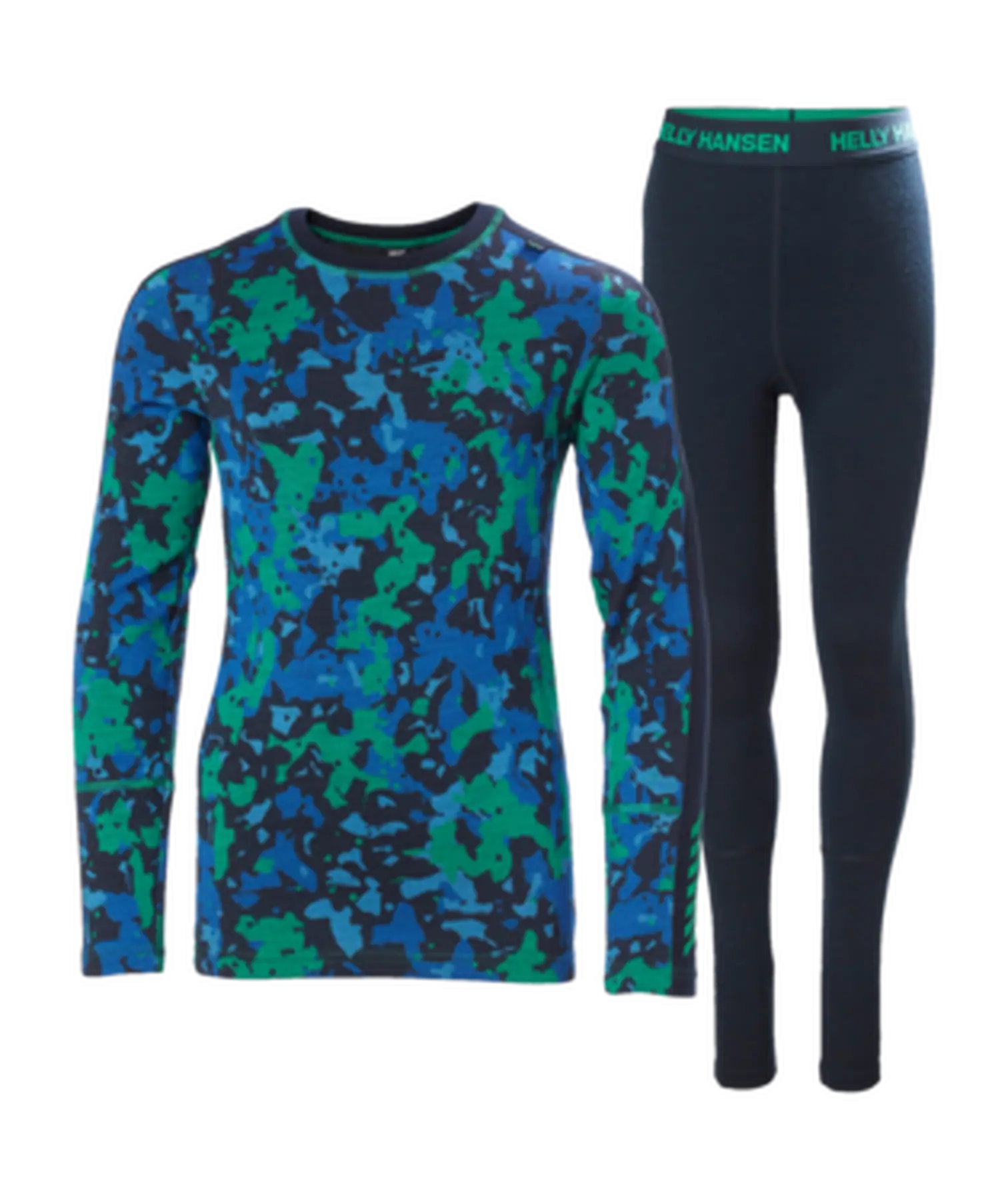Helly Hansen Graphic Lifa Junior Merino Baselayer Sæt