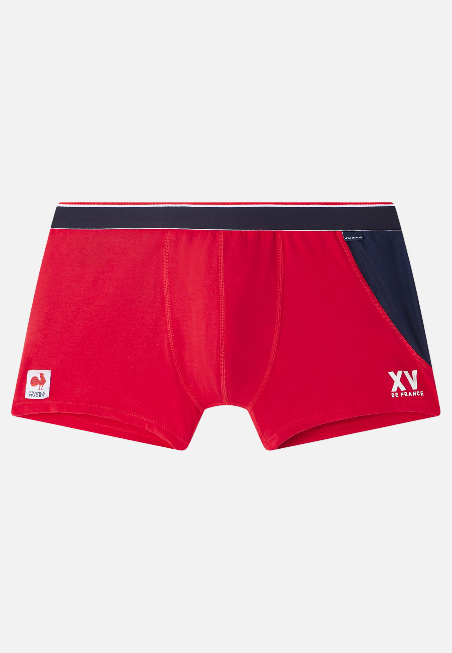 Boxer en coton-Marius Rouge/Bleu Marine XV de France