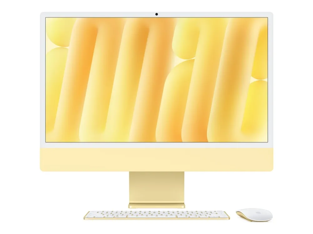 Apple iMac with 4.5K Retina display - Alt-i-én M4 - RAM 16 GB - SSD 256 GB - Apple M4 10-core - Gigabit Ethernet, IEEE 802.11ax (Wi-Fi 6E), Bluetooth 5.3 - macOS Sequoia 15.0 - skærm: LED 24