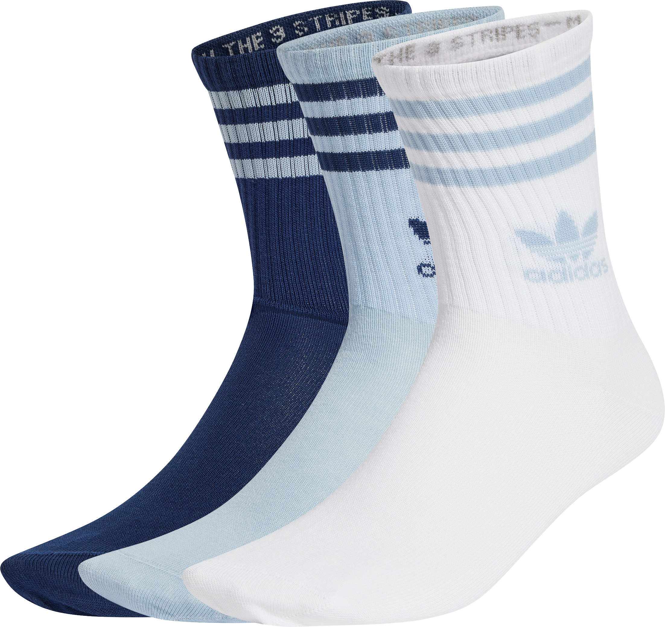 adidas Originals Crew 3 Pairs Socken Blau