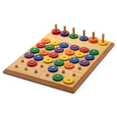 Farben-Sudoku Buchenholz