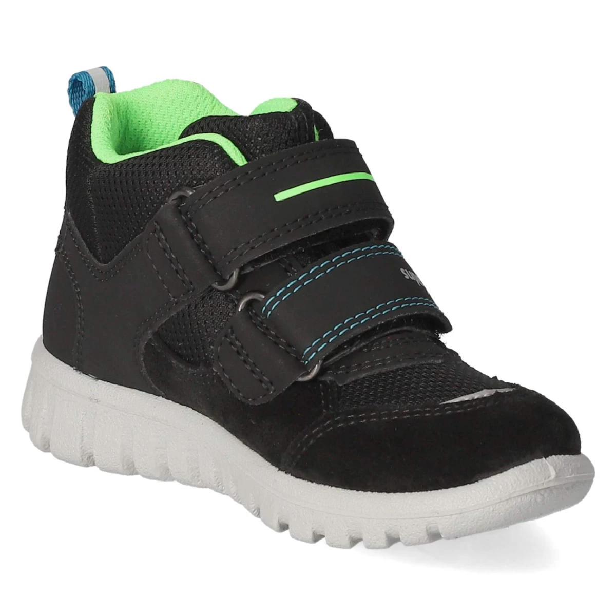 SuperfitHalbschuhe SPORT7 MINI - SCHWARZ/HELLGRÜN