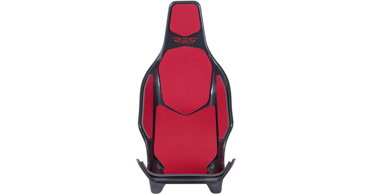 Res-TechX1 Carbon Seat gamestoel  (Rood)
