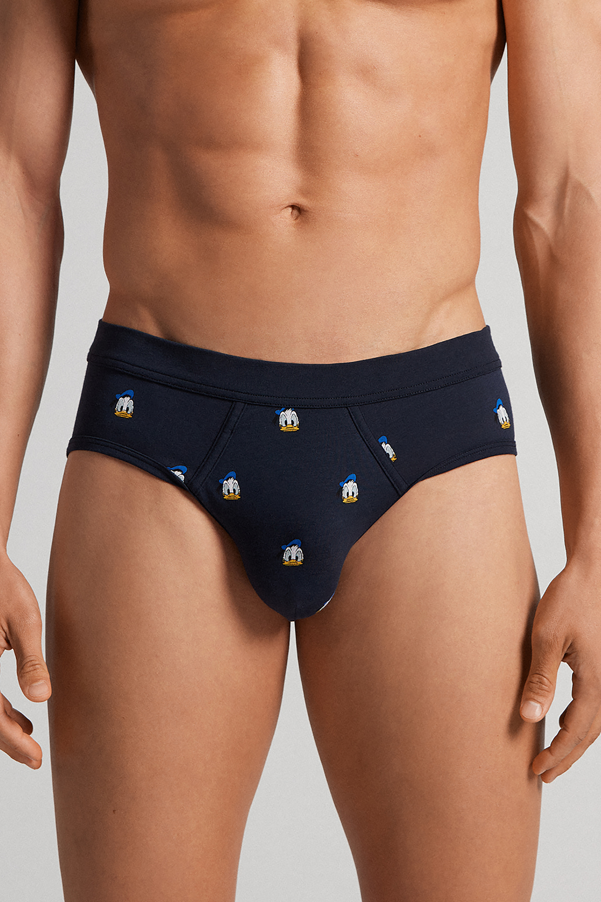 Cueca Donald Duck All-Inclusive ©DS feita de algodão Supima® Natural Fresh.