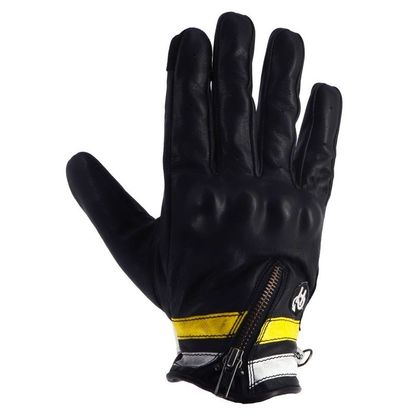 Gants Helstons ZIPER - Noir / Jaune