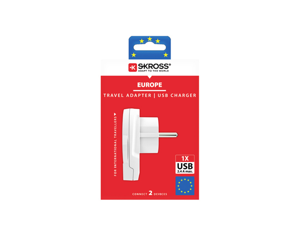 ADAPTADOR VIAGEM SKROSS 1.500266 WORLD - EUROPE
