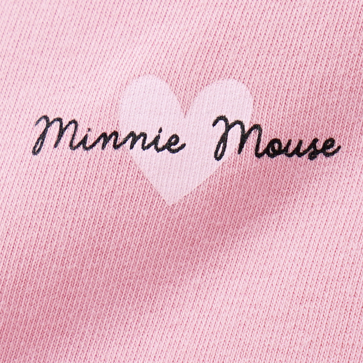 Topolino Minnie Maus Sweatshirt mit großem Print dunkelrosa
