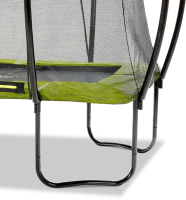 EXIT Silhouette Trampoline inkl. Sikkerhetsnett 153x214 cm, Grønn
