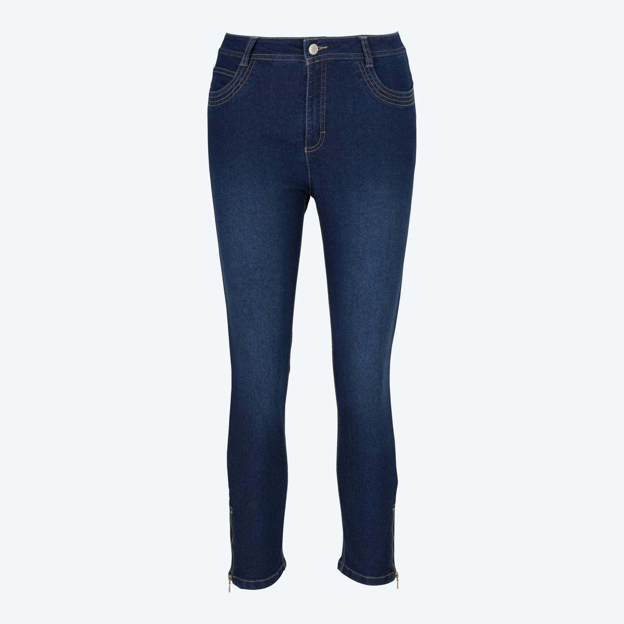 Damen-Jeans mit Reißverschluss am Beinende, NKD-COMO