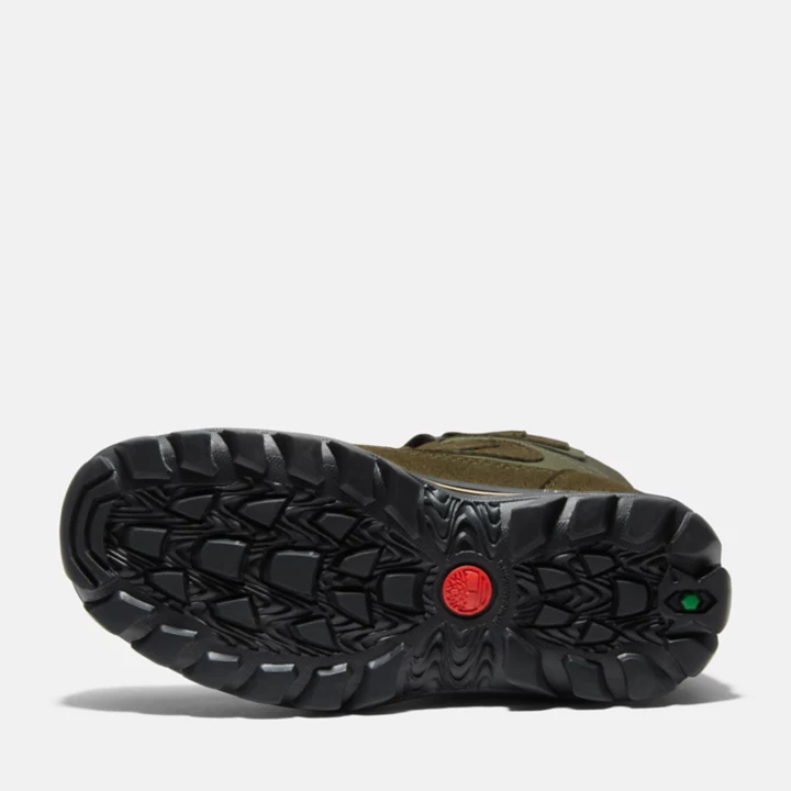 Bota de inverno infantil Gore-Tex Chillberg na cor verde.