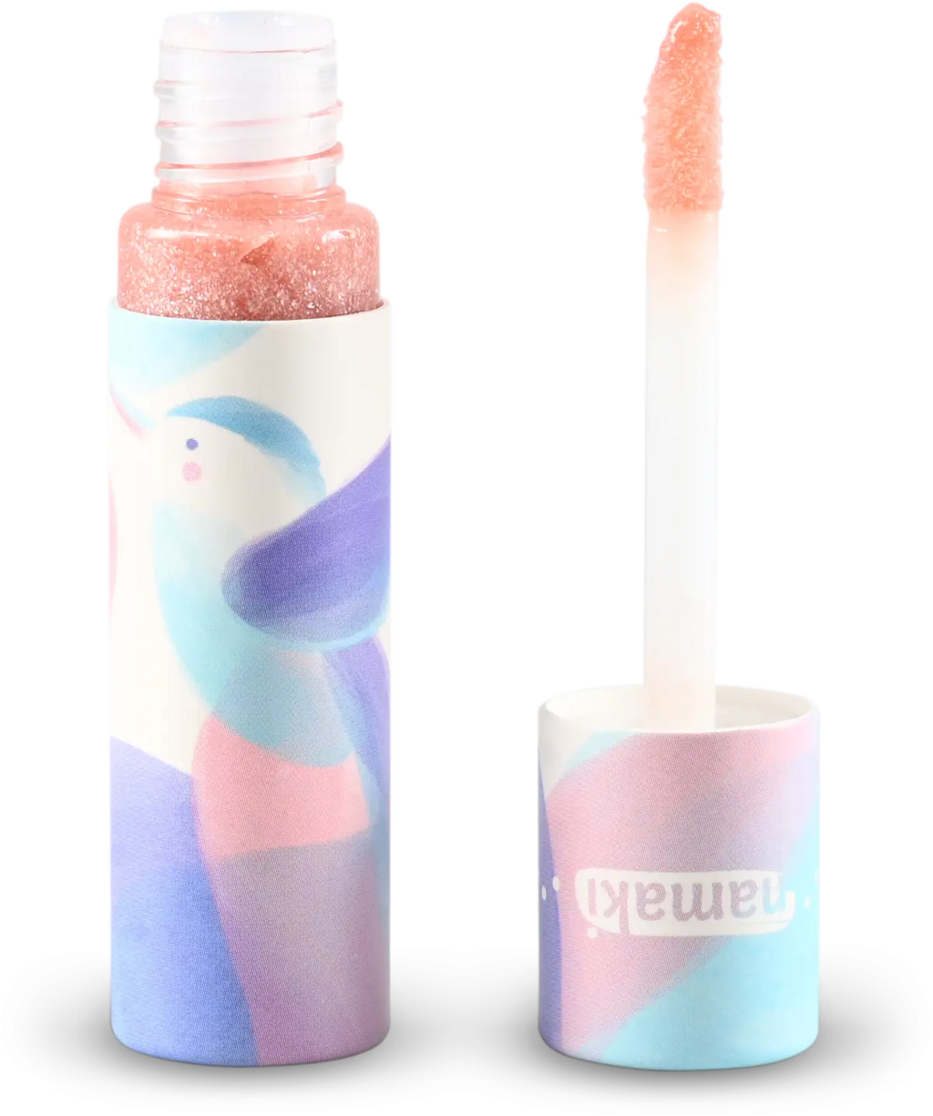 namaki  Lip Gloss, Pink glitter (6 ml)