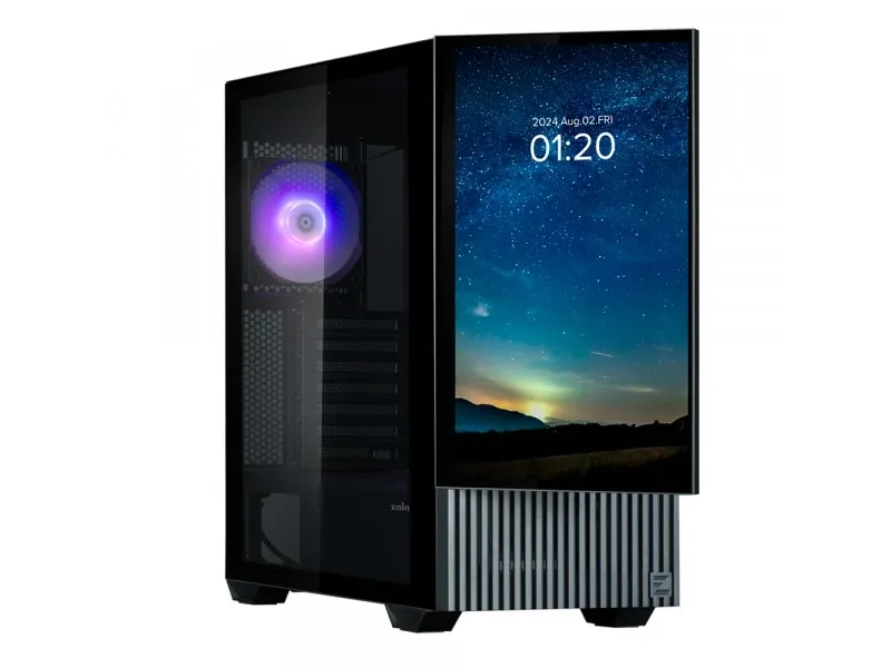 Zalman Case Z10DS Sort ATX Mid Tower ARGB-blæser