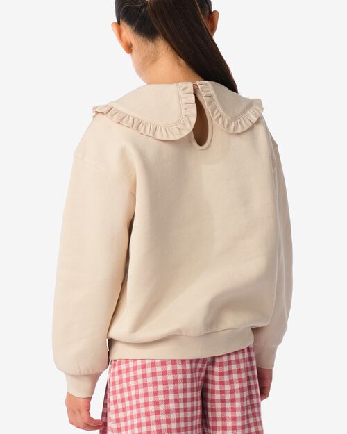 sweat enfant avec col blanc cassé