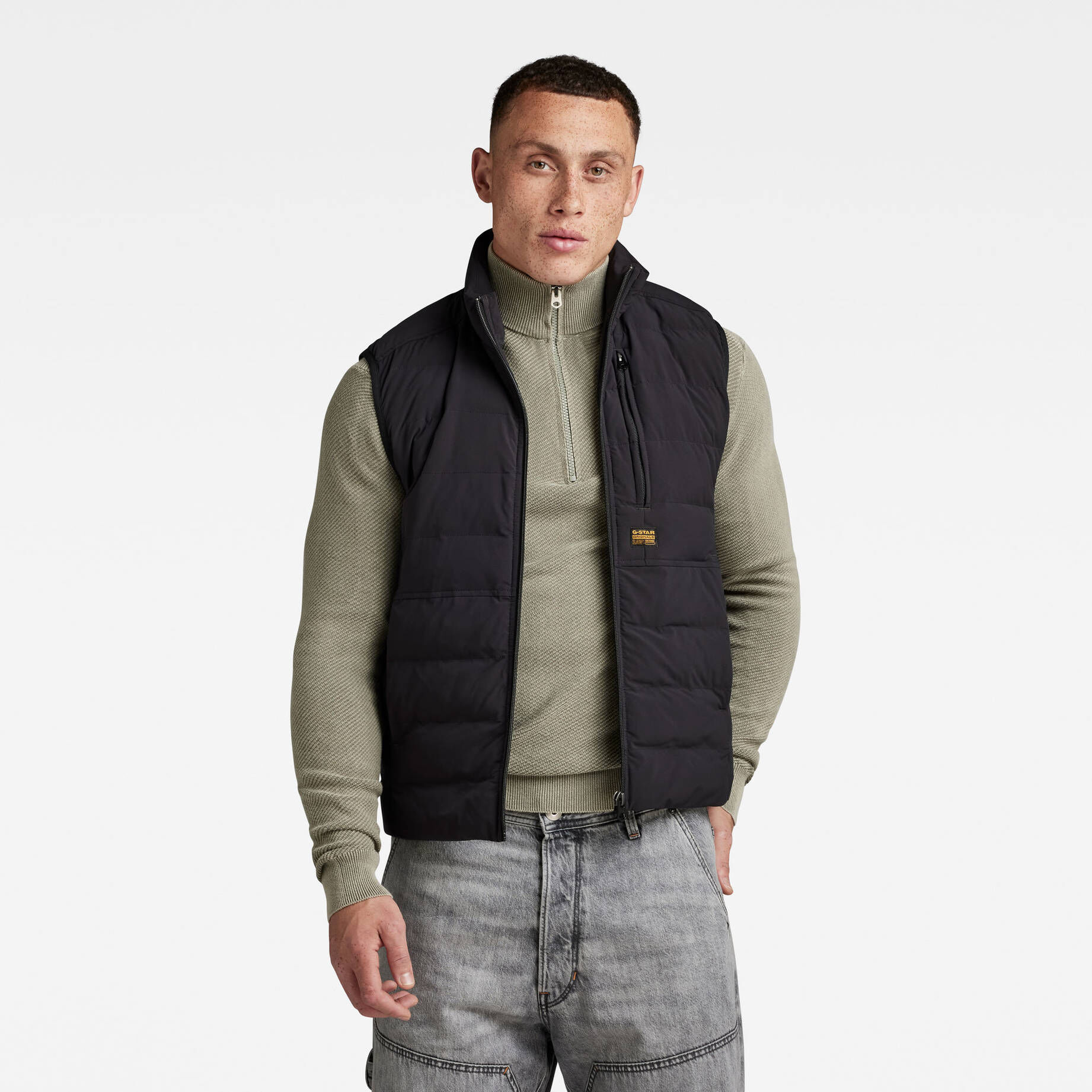G-Star RAW| Herren Steppweste FOUNDATION LINER