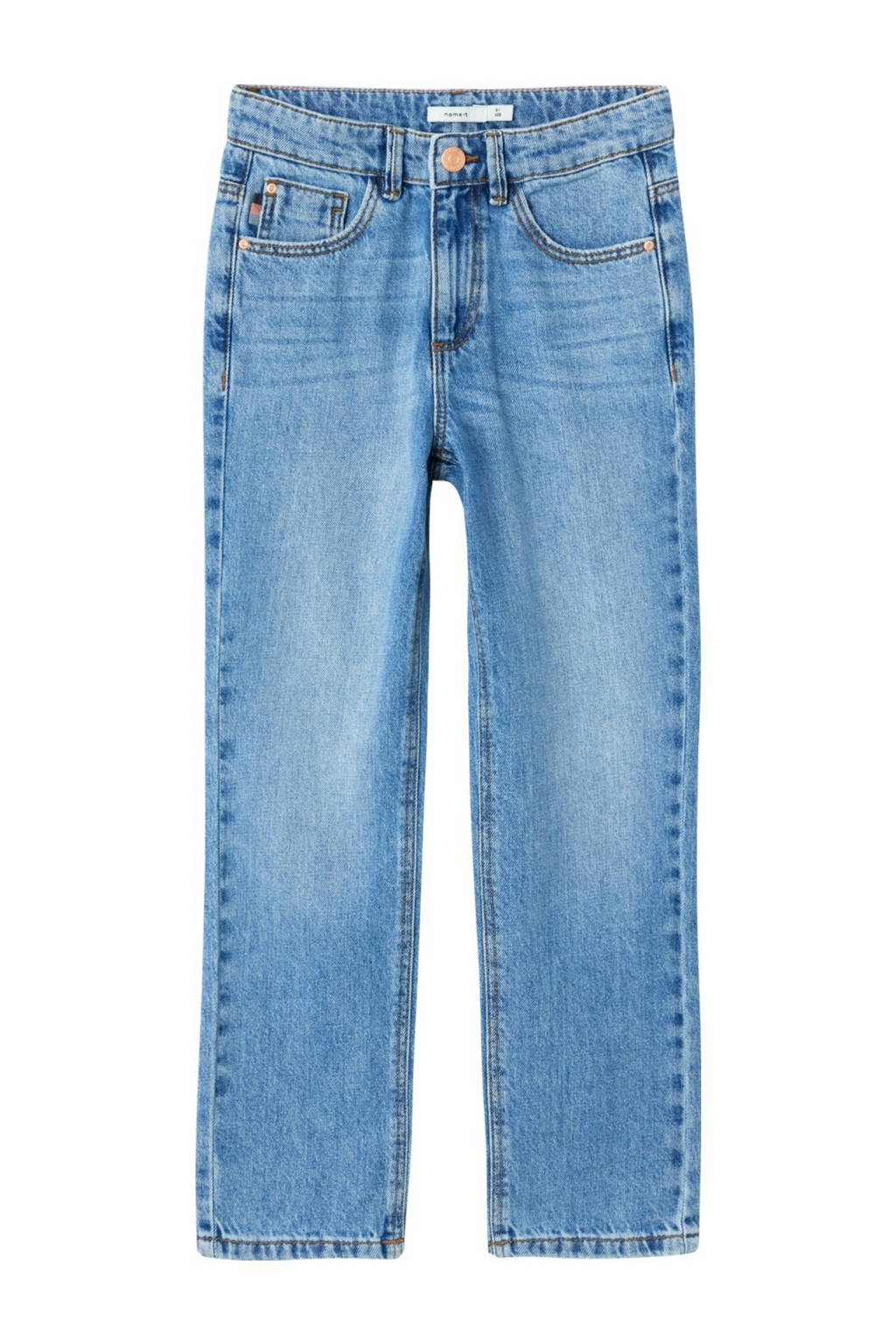 NAME IT straight leg jeans NKFROSE medium blue denim