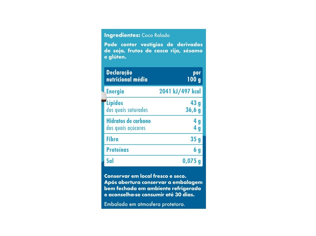 COCO RALADO SALUTEM 150 G