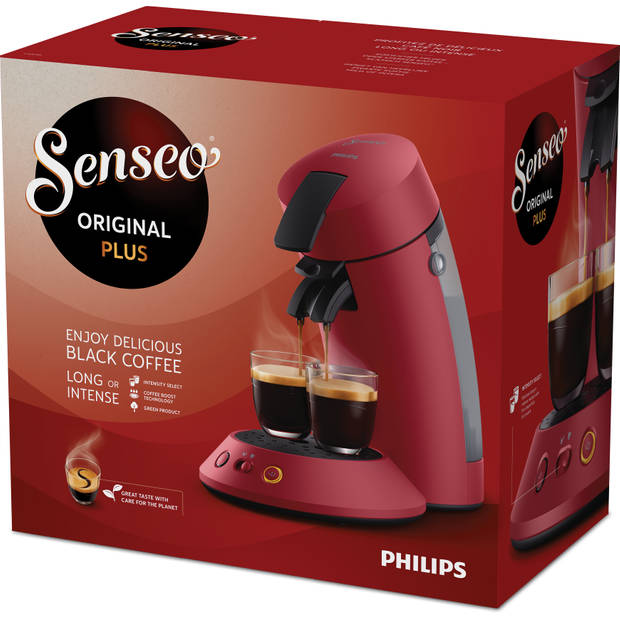 Philips SENSEO® Original Plus koffiepadmachine CSA210/90 rood