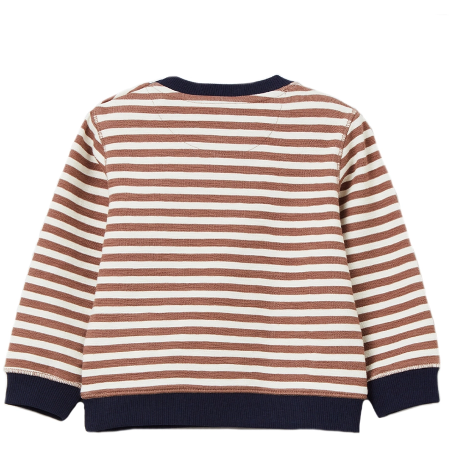 OVS Sweatshirt Beaver Fur gestreift