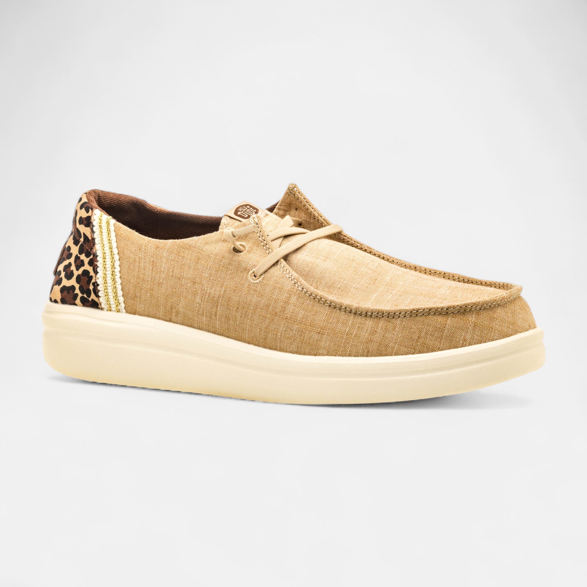 Baskets en toile Femme beige