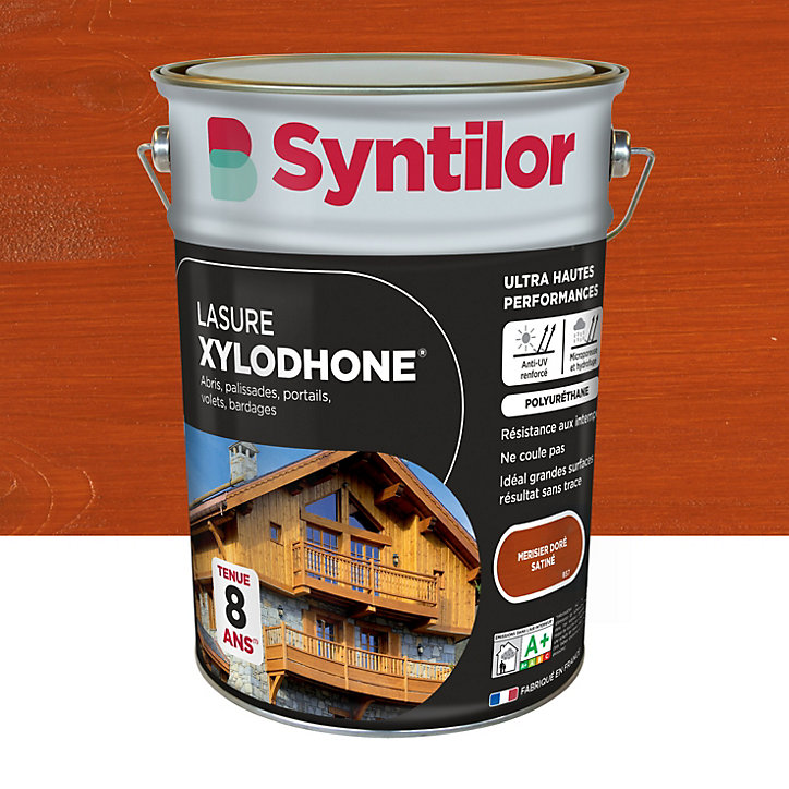 Lasure extérieure Xylodhone Syntilor Merisier doré 5L - 8 ans
