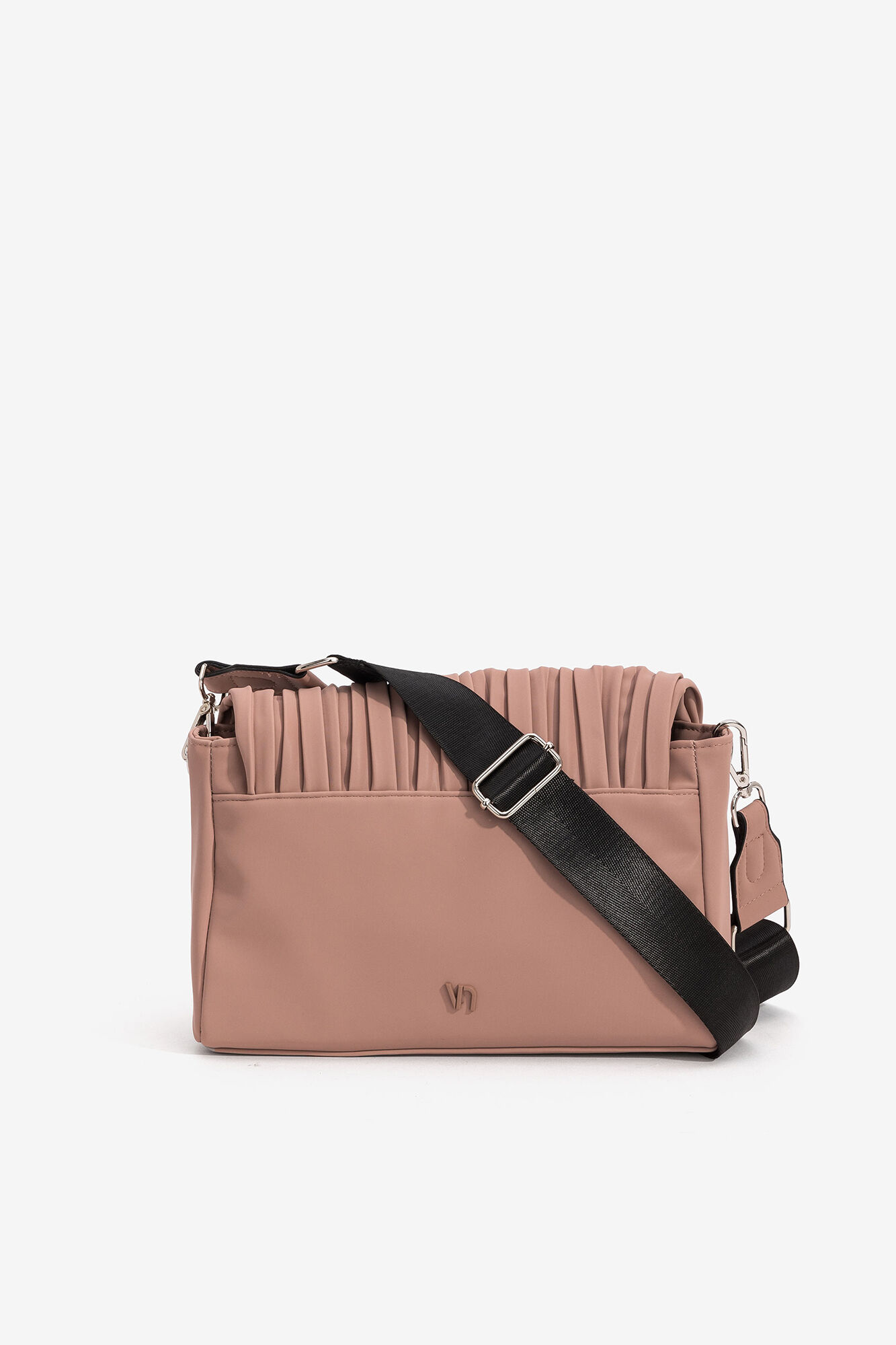 Bolsa de ombro lisa - rosa