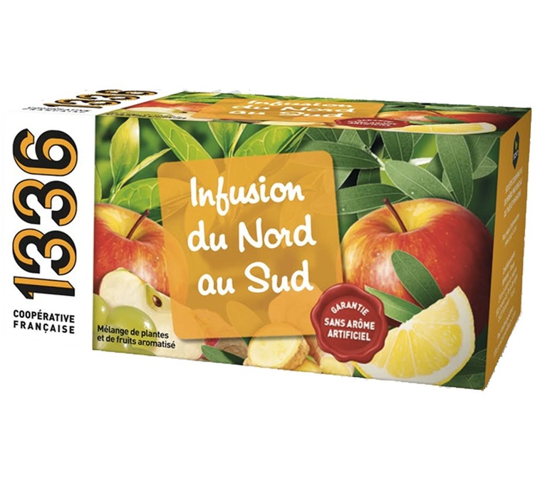 Infusion du Nord au Sud - 25 sachets fraicheurs - 1336 (Scop TI)