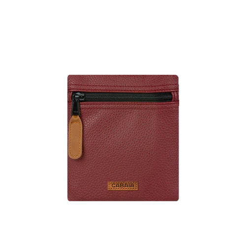 Pochette latérale Maison Blanche bordeaux