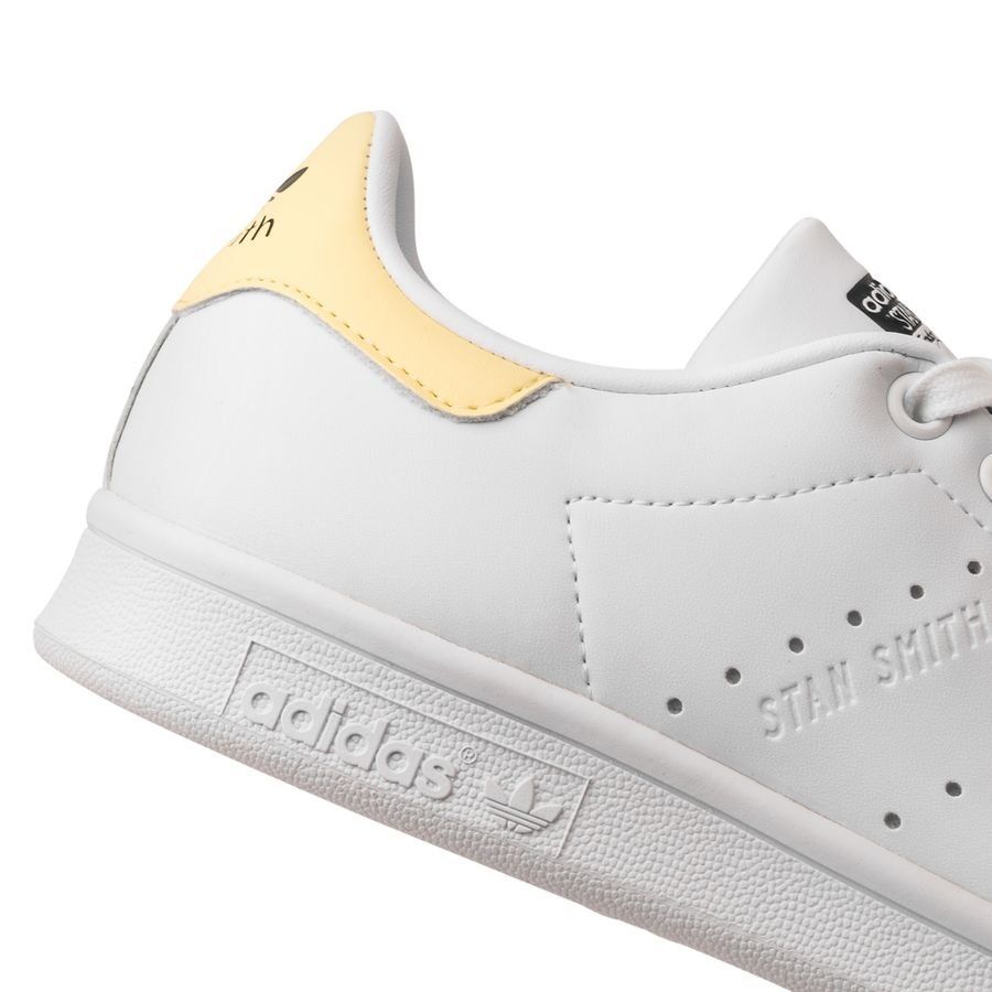 adidas Originals Chaussures Stan Smith - Blanc/Jaune Femme