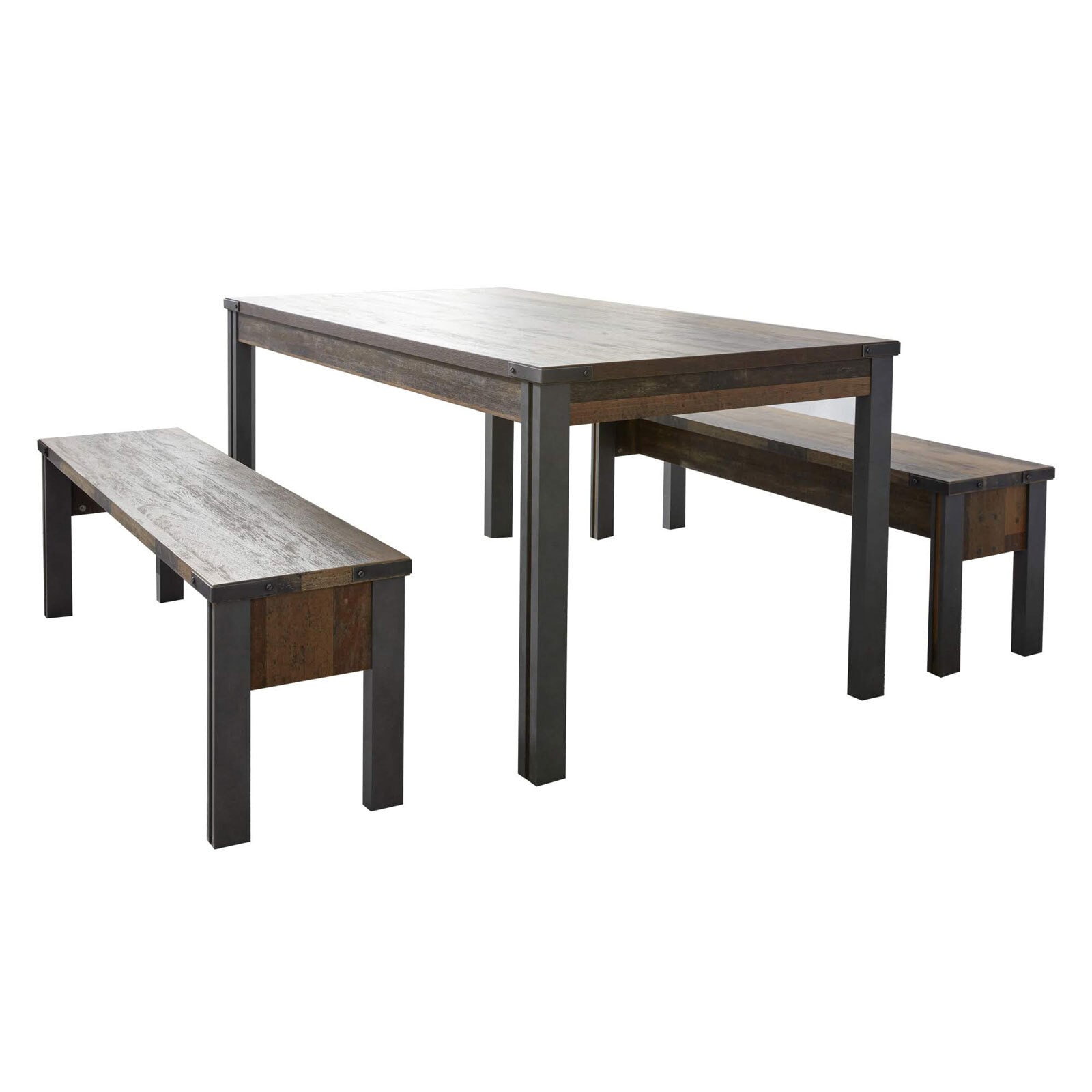 Esstisch Prime Grau/Braun 160 x 77 x 90 cm