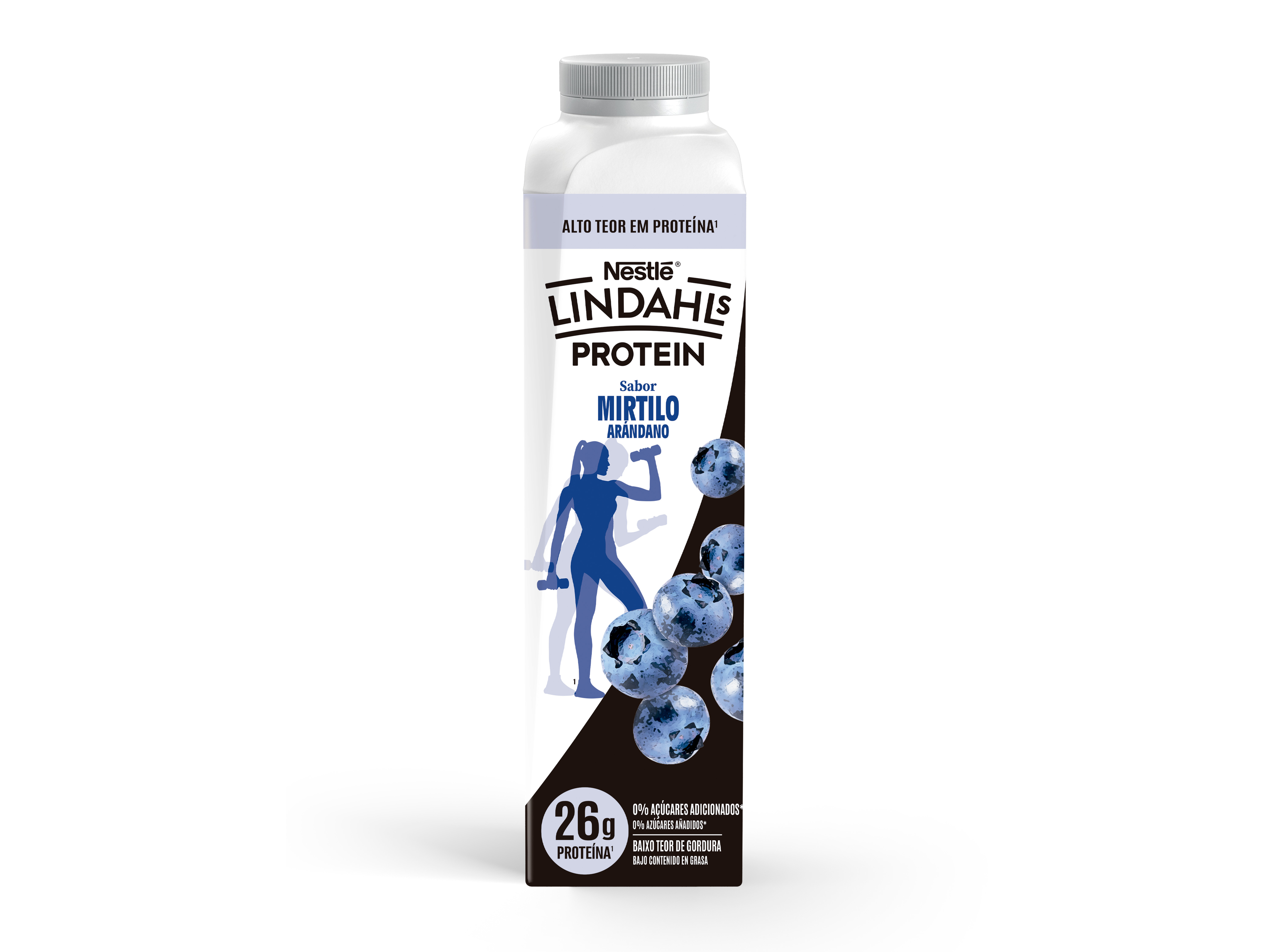 IOGURTE PROTEINA LIQUIDO LINDAHLS MIRTILO 330ML
