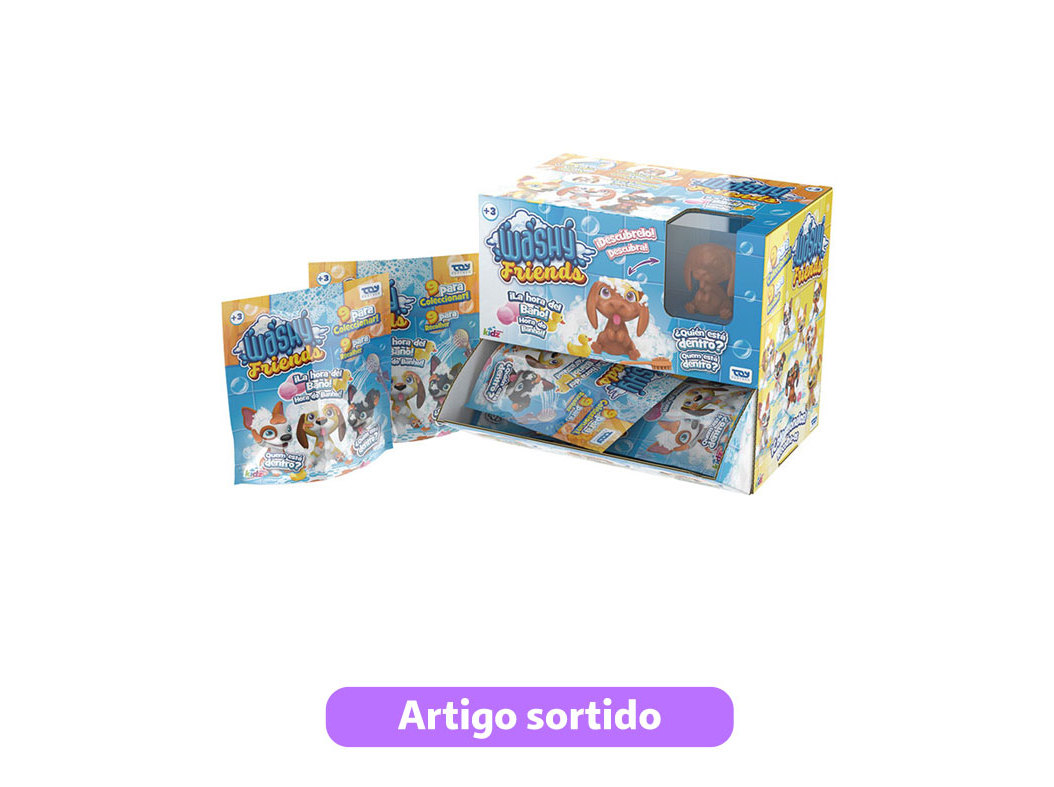 MINI FIGURA WASHY FRIENDS MODELOS SORTIDOS